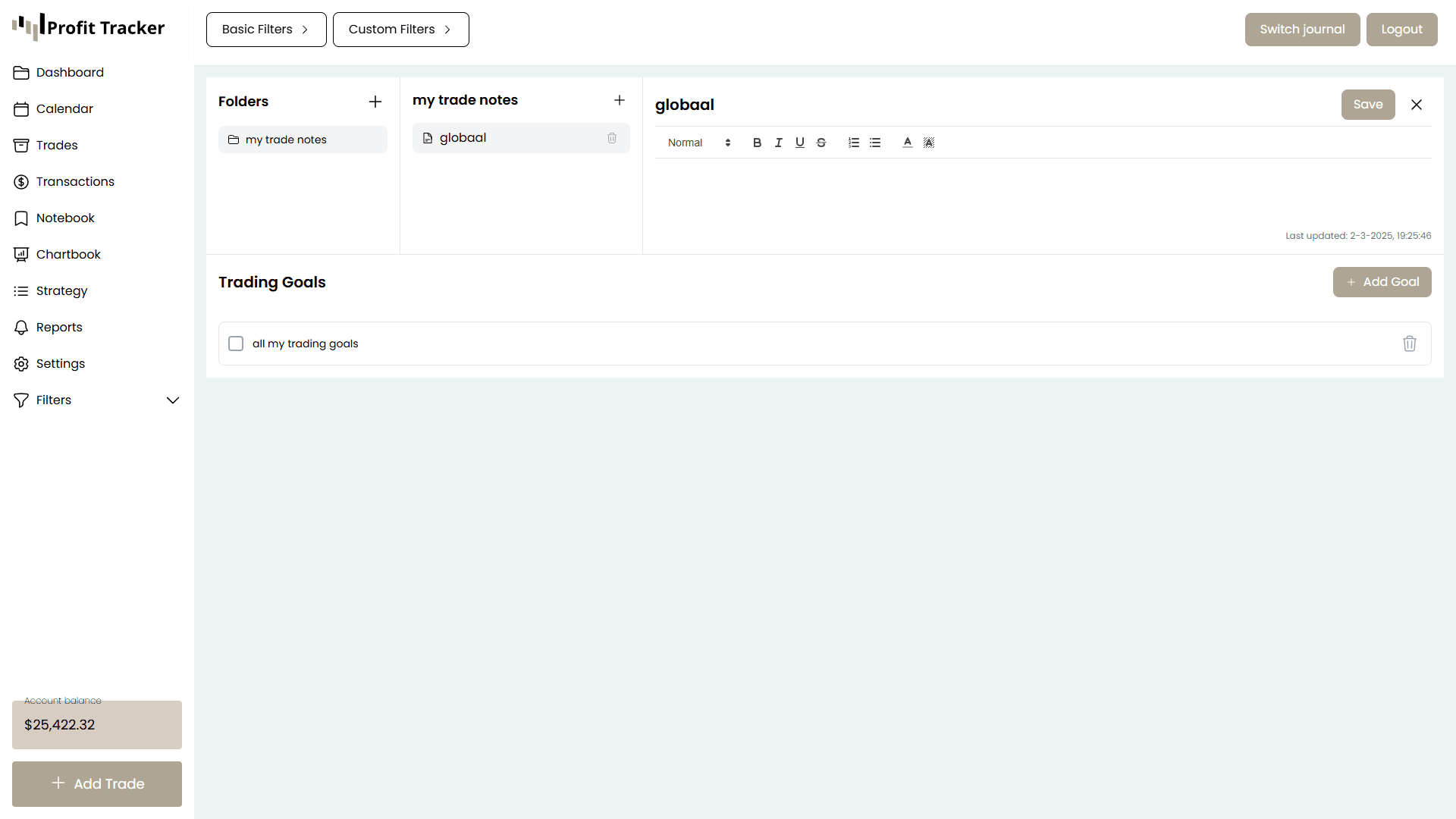 Customizable Journals & Notes